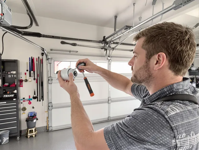 Garage door opener repair service by Miramar Garage Door Repair in Miramar