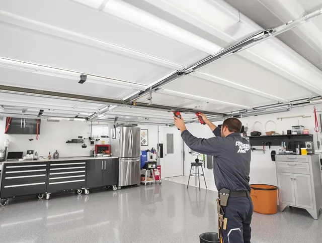 Overhead garage door repair service by Miramar Garage Door Repair in Miramar
