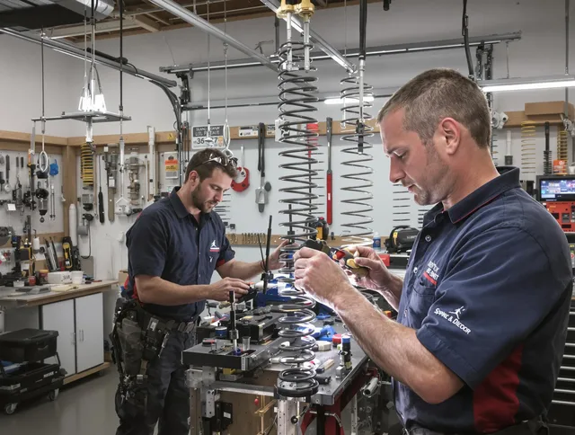 Garage door spring repair service by Miramar Garage Door Repair in Miramar