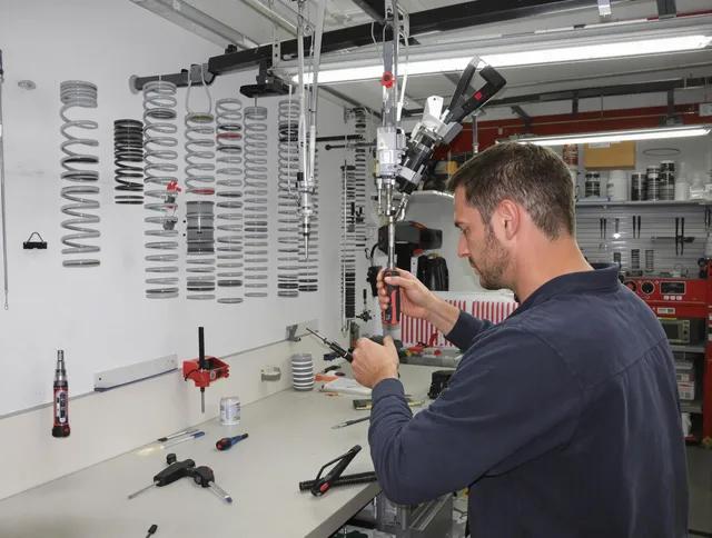 Miramar Garage Door Repair safety certified technician performing precision spring replacement in Miramar